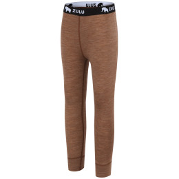 Kinderunterhose Zulu Merino 160 braun brown