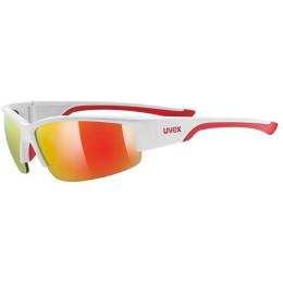 Sonnenbrille Uvex sportstyle 215 weiß White/Red