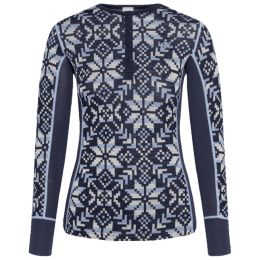 Damen-Funktionsshirt Kari Traa Else Long Sleeve Baselayer dunkelblau ROY