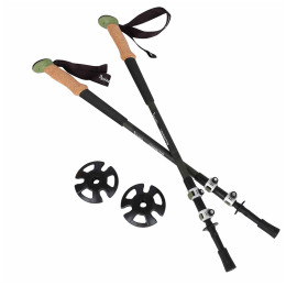 Trekkingstöcke Warg Connector Carbon grün green