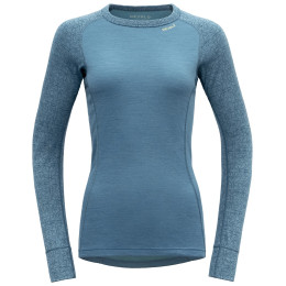 Damen-Funktionsshirt Devold Duo Active Merino 205 Shirt hellblau Moon