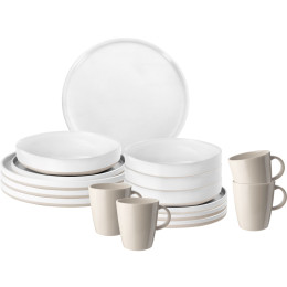 Geschirrset Brunner Lunch box Odette weiß