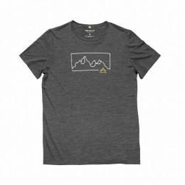 Herren-T-Shirt Devold Active "Outline" Tee Man grau/schwarz Anthracite
