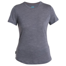Damen-Funktionsshirt Icebreaker Women Merino 125 Cool-Lite™ Sphere III SS Tee grau Midnight Navy Heather