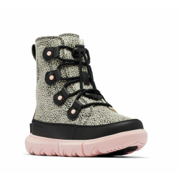 Kinderschuhe Sorel Youth Explorer™ Lace WP schwarz/weiß Chalk, Black