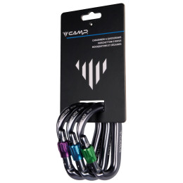 Karabiner-Set Camp Nimbus Lock 3 Pack grau