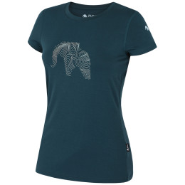 Damen-T-Shirt Zulu Bambus Elephant 210 Short grün green