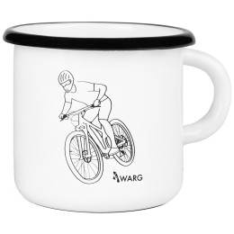 Tasse Warg Cup Cyclist weiß white