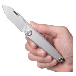 Klappmesser Acta non verba Z050BB-Stonewash, dural silver silber silver
