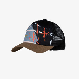 Kinderkappe Buff Trucker Cap Youth schwarz/braun Malm Multi