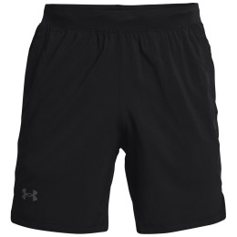 Herrenshorts Under Armour Launch 7" Shorts schwarz Black / Black / Reflective