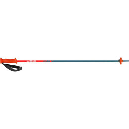 Skistöcke Leki Rider rot/blau petrol-bright red-white
