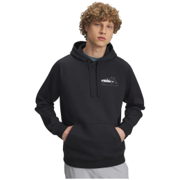 Herren-Sweatshirt Under Armour Rival Fleece HBR Logo HD schwarz Black