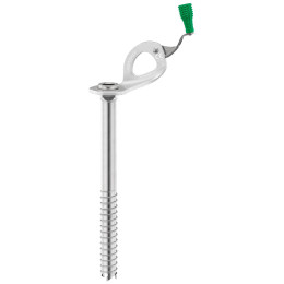 Eisschraube Petzl Laser Speed 21 cm silber/grün