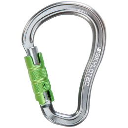 Karabiner Skylotec Axis HMS TG (triplex gate) grau/grün Grey/Green