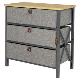 Campingschrank Bo-Camp Cabinet Northwood Wide 3 grau Grey