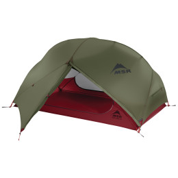 Ultraleichtes Zelt MSR Hubba Hubba NX grün/rot