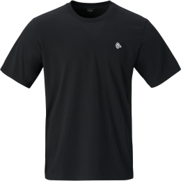 Herren T-Shirt Norrona /29 cotton viking patch T-shirt schwarz Caviar Black