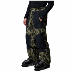 Herren-Skihose Columbia Coreshot™ Printed Pant grün/schwarz Greenscape Treebark Print, Black