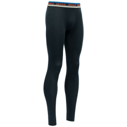 Herren-Funktionsunterhosen Devold Lauparen Merino 190 Longs Man schwarz/grau INK
