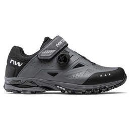 Herren Radschuh Northwave Spider Plus 3 grau/schwarz Dark grey