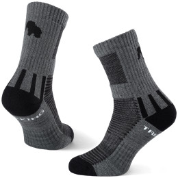 Socken Zulu Trekking Men schwarz/grau