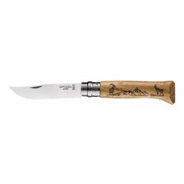 Klappmesser Opinel VRI N°08 Inox Gämse