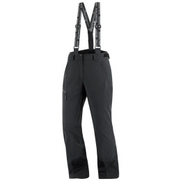 Damen-Skihose Salomon Brilliant Pant W schwarz DEEP BLACK