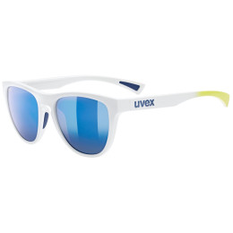 Sonnenbrille Uvex Esntl Spirit weiß/blau White Matt/Mirror Blue