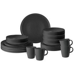 Geschirrset Brunner Lunch box Odette schwarz Double Black