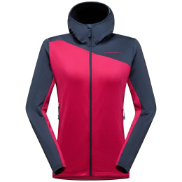 Damen-Fleecejacke La Sportiva Cosmic Thermal Hoody W rosa/blau Azalea/Night Sky