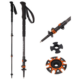 Trekkingstöcke Camp Backcountry Pro 2 schwarz