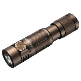 Aufladbare Taschenlampe Fenix E05R braun BRW