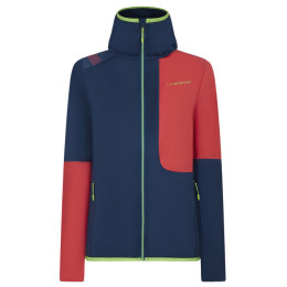 Damenjacke La Sportiva Granite Hoody W blau/rosa Opal/Hibiscus