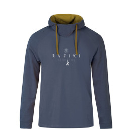 Herren-Sweatshirt Rafiki Traverse grau/gelb india ink (tobaco)