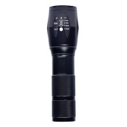 Aufladbare Taschenlampe Solight LED Rechargeable Torch schwarz LED Rechargeable Torch