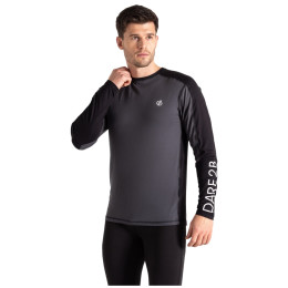 Herren-Funktionsshirt Dare 2b Exchange III Baselayer Top schwarz/grau Black/Ebony
