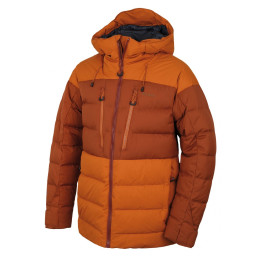 Herren-Daunenjacke Husky Dester M (2020) braun BrownOrange/Brown