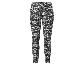 Damen-Funktionsunterhose Smartwool W Classic Thermal Merino Base Layer Bottom schwarz/weiß BLACK DECOR FLORAL