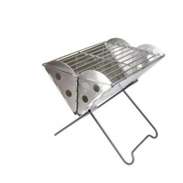 Faltgrill UCO MINI Flatpack Grill & Firepit 23 x 20 cm silber