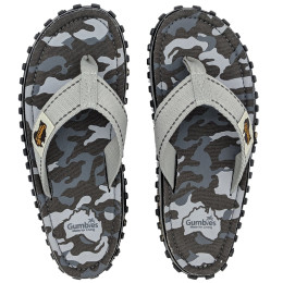Flip-Flops Gumbies Islander Grey Camouflage grau