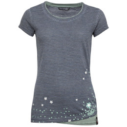 Damen-T-Shirt Chillaz Fancy Little Dot 2021 dunkelblau IndigoBlueStripesWashed