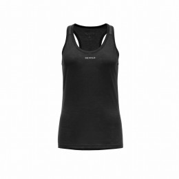 Damenunterhemd Devold Running Merino 130 Tank Wmn schwarz black