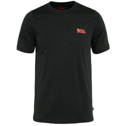 Herren-T-Shirt Fjällräven Abisko Wool Logo SS M schwarz Black