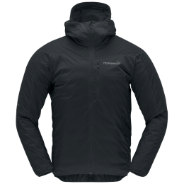Herrenjacke Norrona falketind aero60 Zip Hood schwarz Caviar Black
