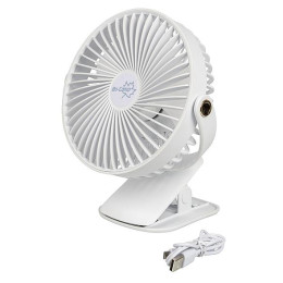 Ventilator Bo-Camp Lux Fan Table DeLuxe ABS weiß White