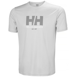 Herren T-Shirt Helly Hansen Hh Tech Graphic T-Shirt 2.0 grau 853 GREY FOG