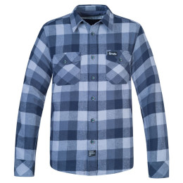 Herrenhemd Rafiki Virage dunkelgrau monument plaid