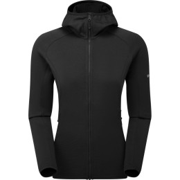 Damen Funktions-Sweatshirt Montane Protium Hoodie schwarz BLACK