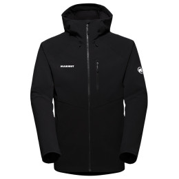 Herren Softshell-Jacke Mammut Ultimate Comfort SO Hooded Jacket Men schwarz black